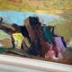 Original Mid Century Swedish Oil on Panel – “Landscape” by Erik Magnusson