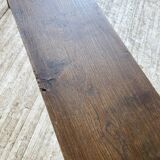 Solid oak farm bench 3m