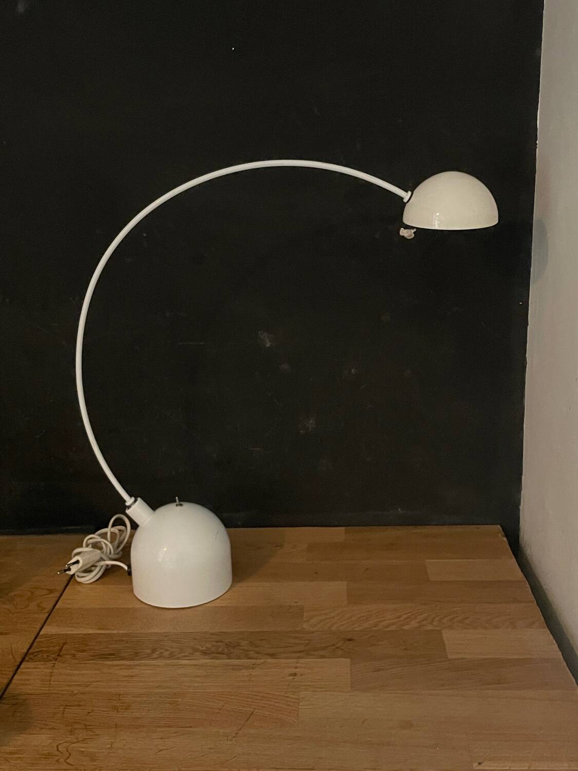 Postmodern metal table lamp, 1980s