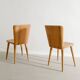 Pair of Swedish Wooden Dining Office Chairs by Göran Malmvall, 1940s