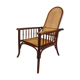 Fischel canned armchair with rack and pinion around 1910