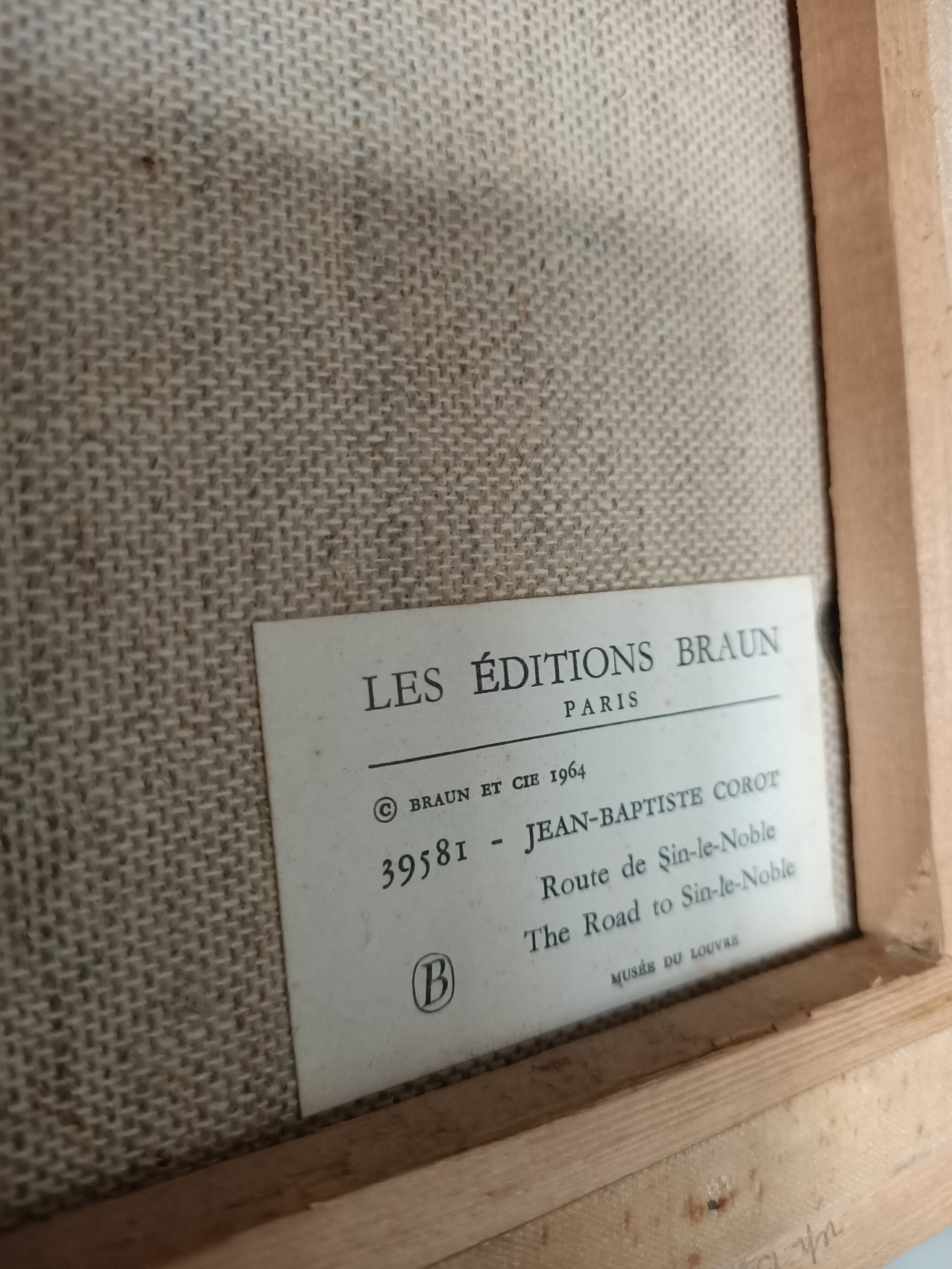 Framed reproduction Corot