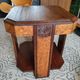 Art Deco coffee table in walnut