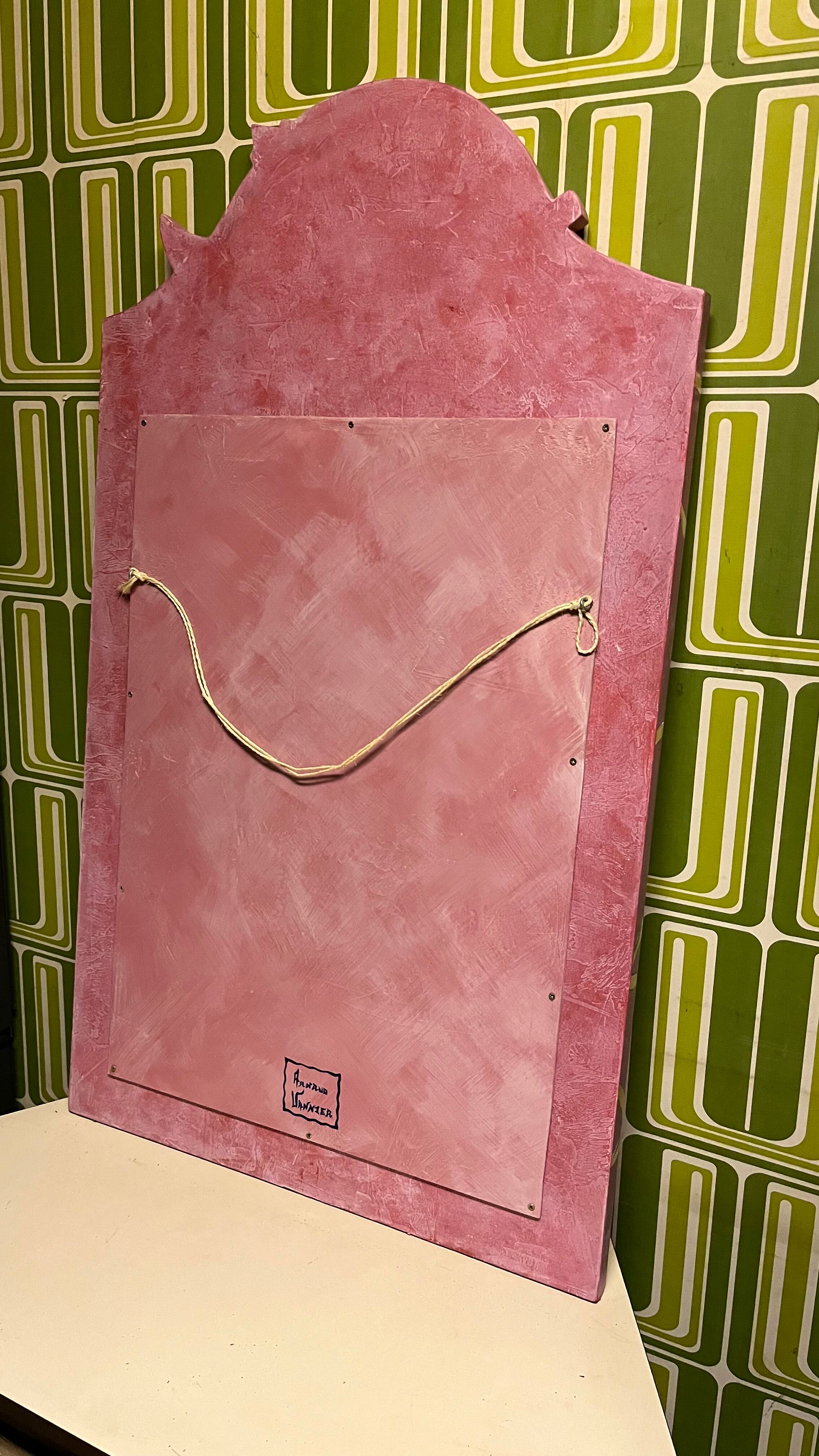 Pink mirror 120x70x2.5