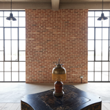 Lampe vintage élégante – bois & laiton – esprit chic intemporel