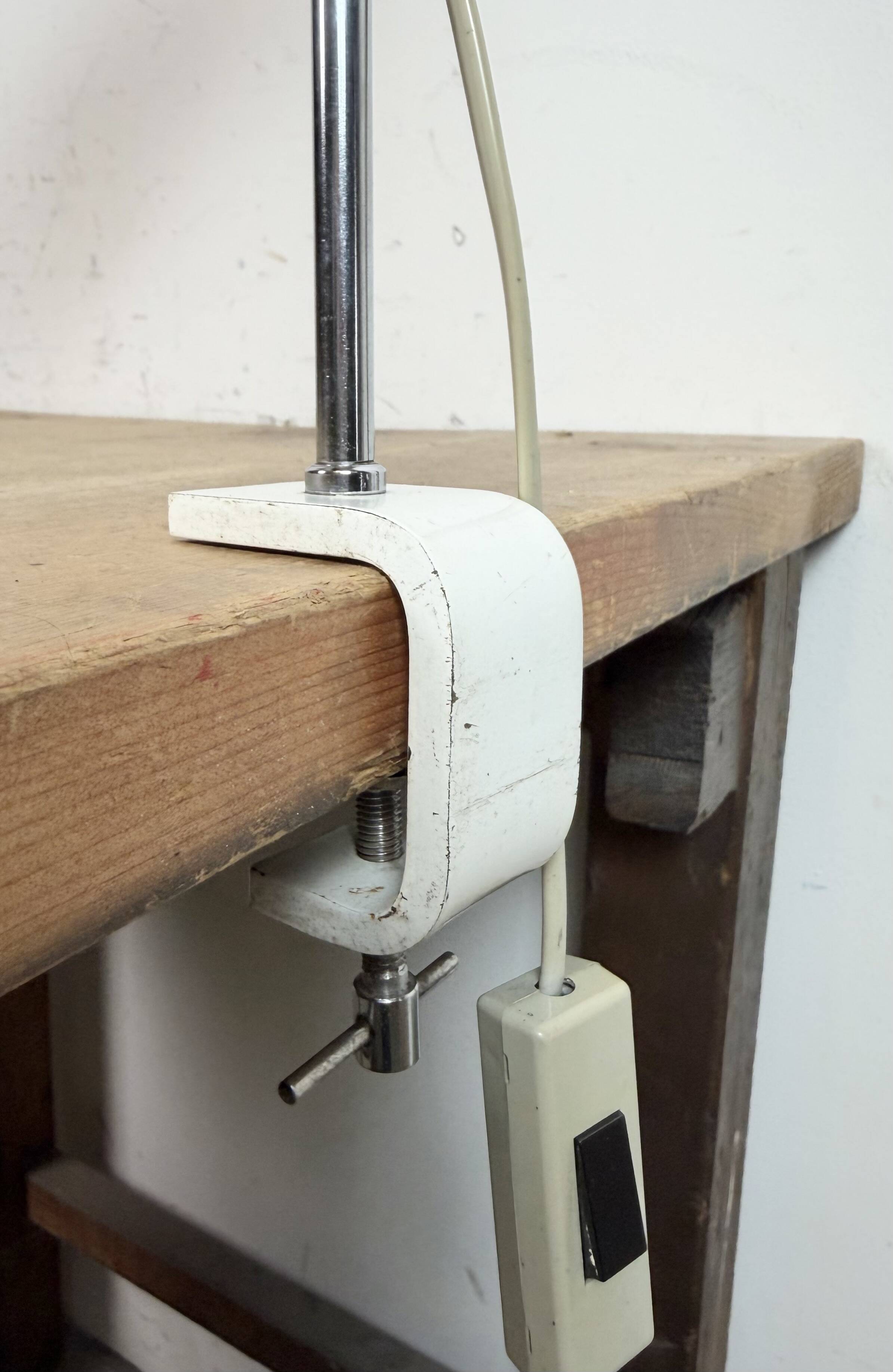 Lampe de table beige vintage de Lidokov, années 1970