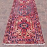 Tapis d'orient fait main de couloir persan hamadan