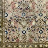 Distressed Turkish Rug 176x116 cm wool Vintage shabby Chic Tribal Brown, Beige