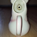 Large pig jug in earthenware – Saint-Clément France, exceptional condition