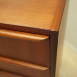 Teak chest of drawers, Danish design, 1970s, production: Denmark