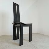 Set of 4 dining chairs by Pietro Costantini for Ello, 1980s