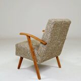 Vintage armchair modern design 1960 multicoloured
