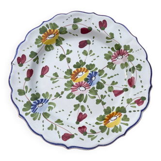 Old floral plate TIALY