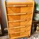 Small wooden chest of drawers from the 1950s.