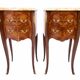 Pair of bedside tables, early 20th century, France.