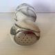 White grey marble salt shaker