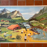Ogé Hachette poster "camping / winter"