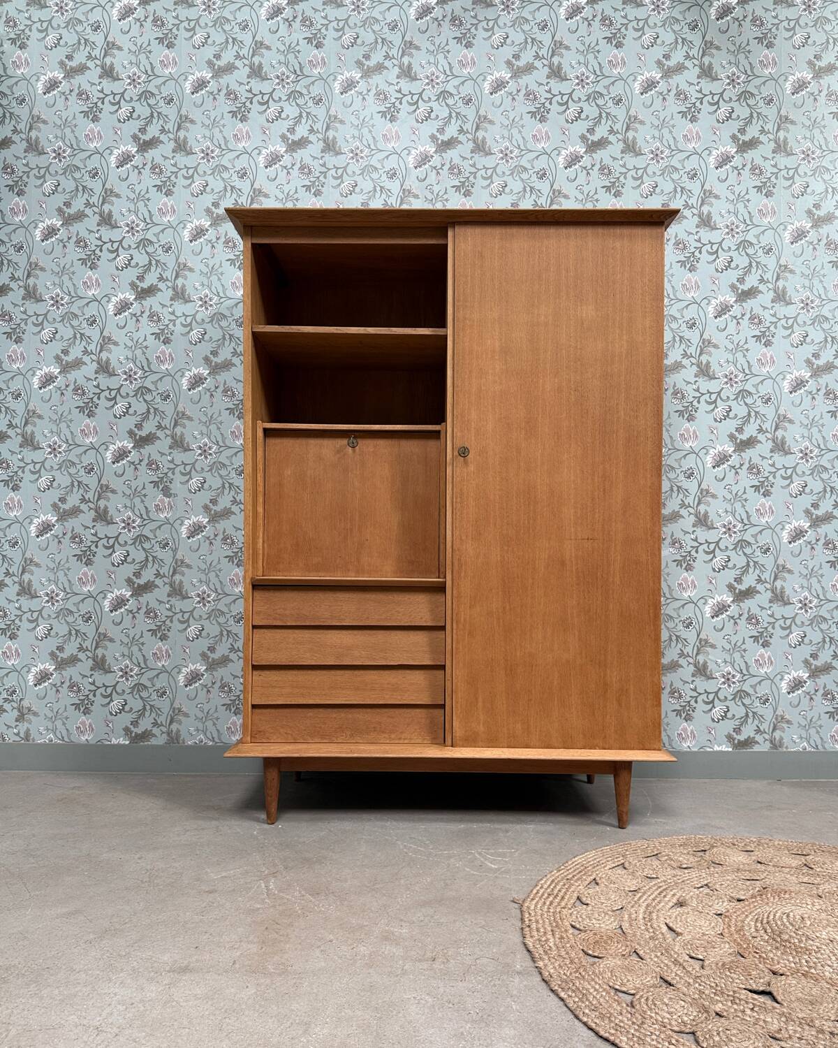 Vintage secretary cabinet (refurbished)