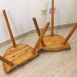 Pairs of tripod stools