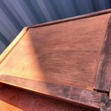 Louis XVI marble top chest of drawers