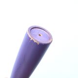 Purple scandinavian candlestick in vintage wood