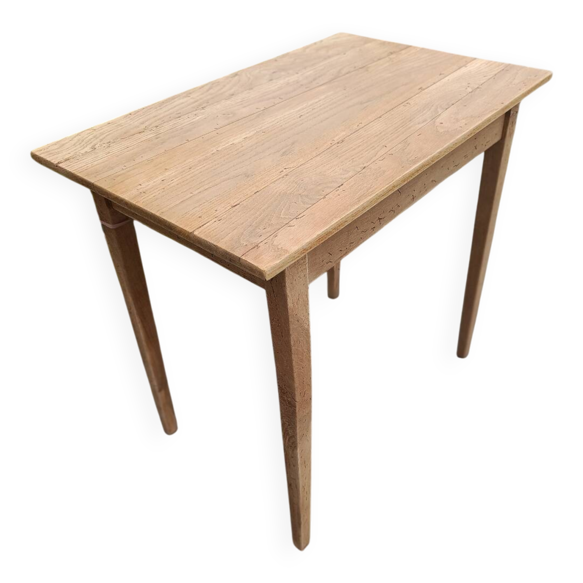 Old table made of raw wood