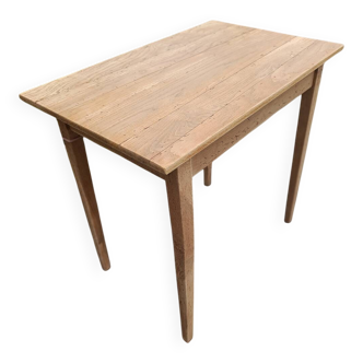 Old table made of raw wood