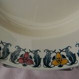 Set of 6 deep plates in earthenware from LONGCHAMP. Berthe model.