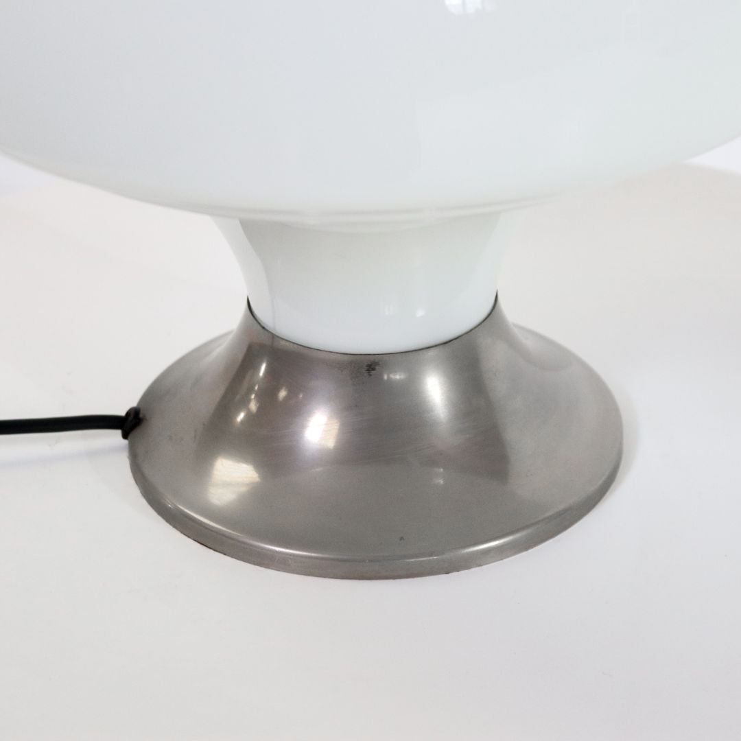 Space age glass table lamp 1970s
