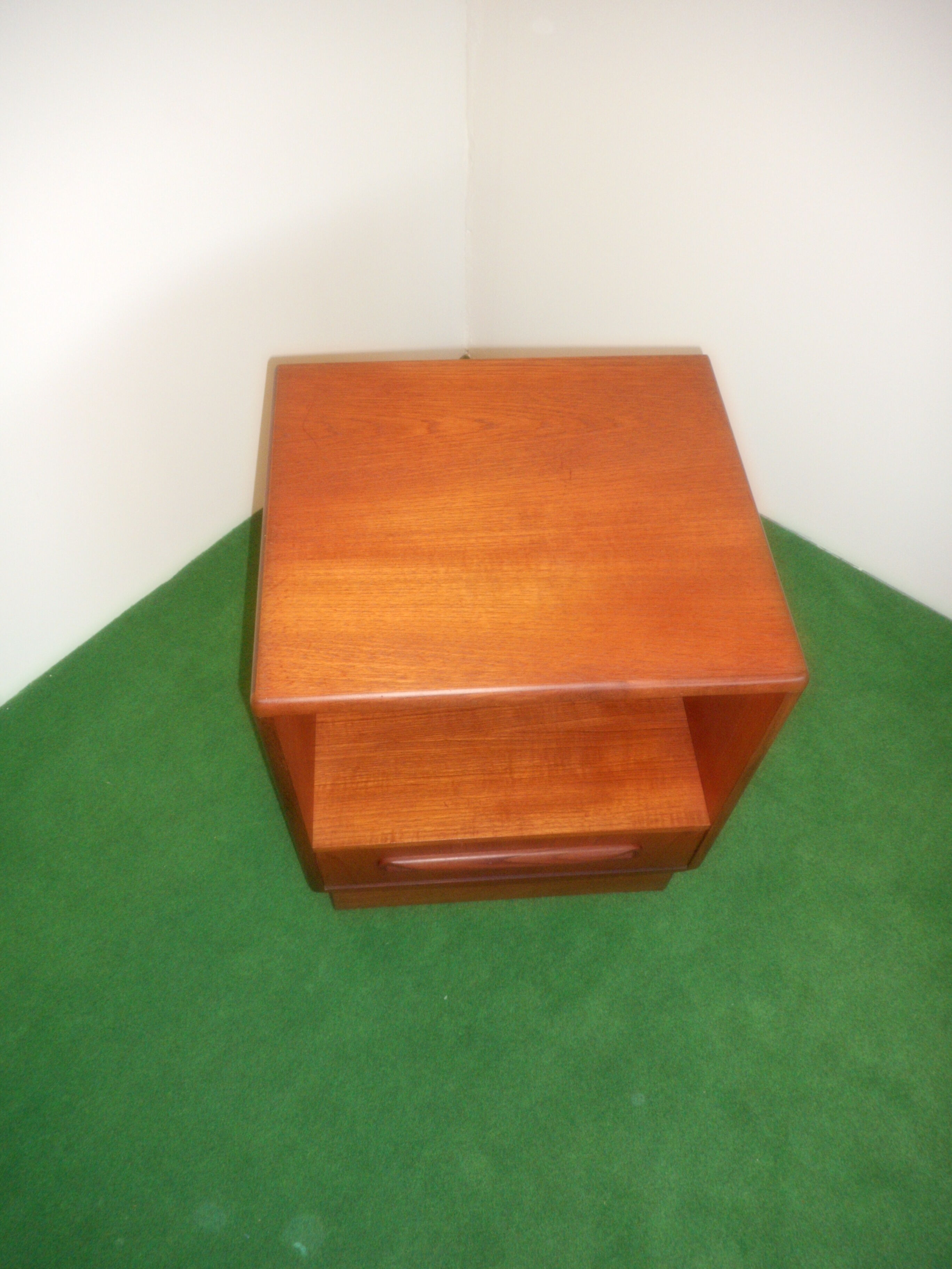 Vintage teak bedside