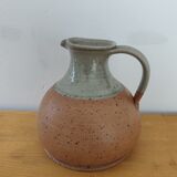 Stoneware and ceramic pitcher signed Roger Boureau