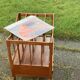 Music cabinet, antique sheet music cabinet, made up of 4 compartments with two wooden drawers,