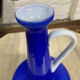 Vase vintage en pâte de verre bicolore