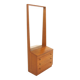 Scandinavian teak "silhouette" mirror, Sweden, 1960