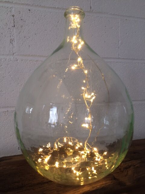 Transparent demijohn of 12L