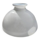 Opaline de suspension en opaline blanche