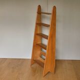 Solid oak shelf, Pierre Cruege 1950