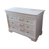 Vintage white dresser with Shabby chic moldings