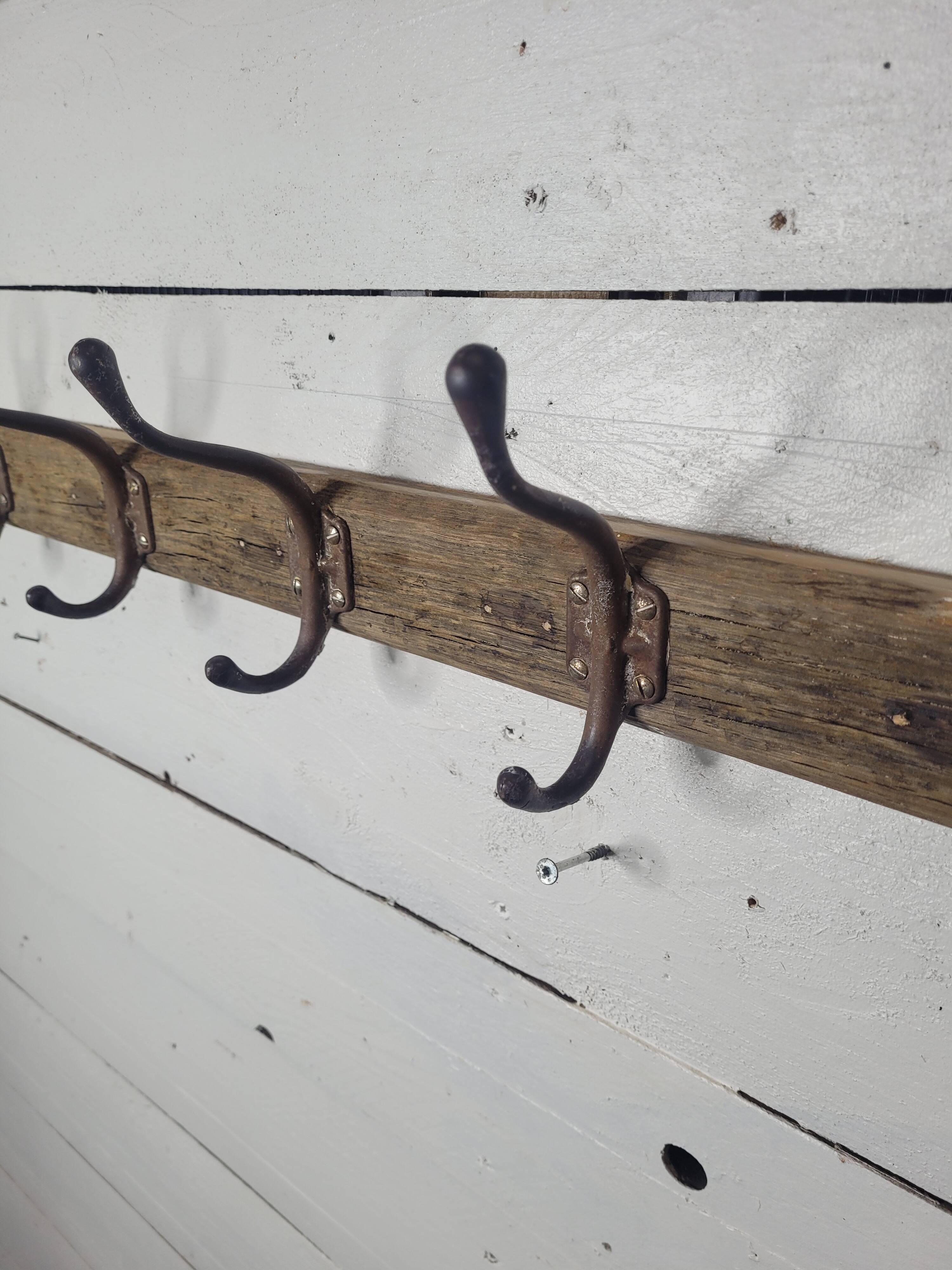 School coat rack with 6 hooks, 100cms L