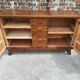 Buffet reconstruction René Gabriel vintage, meuble ancien dit de sinis