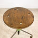Tabouret pivotant industriel à 3 pieds d’usine Vert
