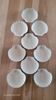 9 scallop shells in glazed stoneware