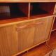 Vintage Scandinavian double bookcase in teak from the 60s