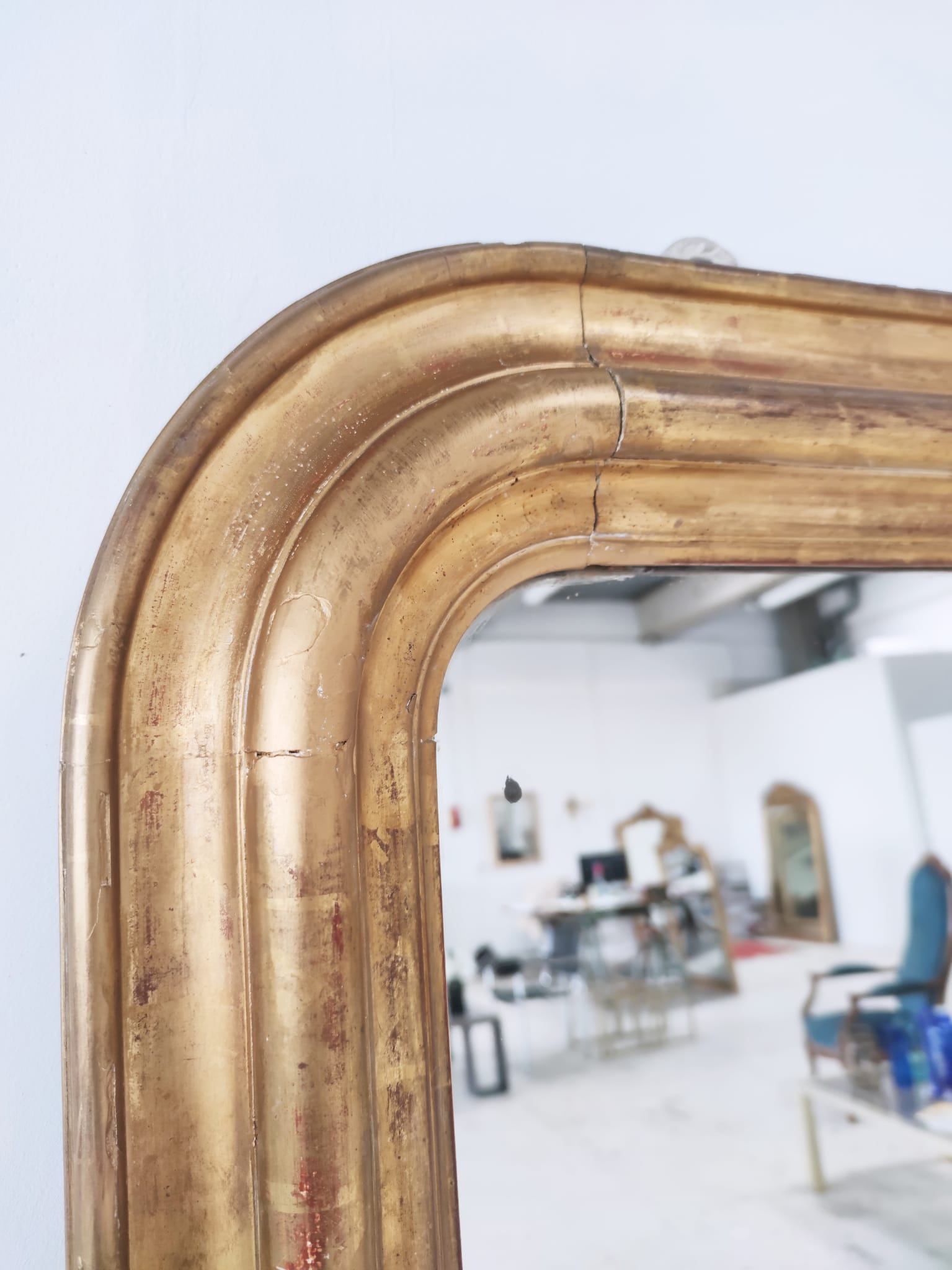 Gilded mirror louis philippe h style:1m66