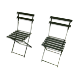 Set of two folding chairs