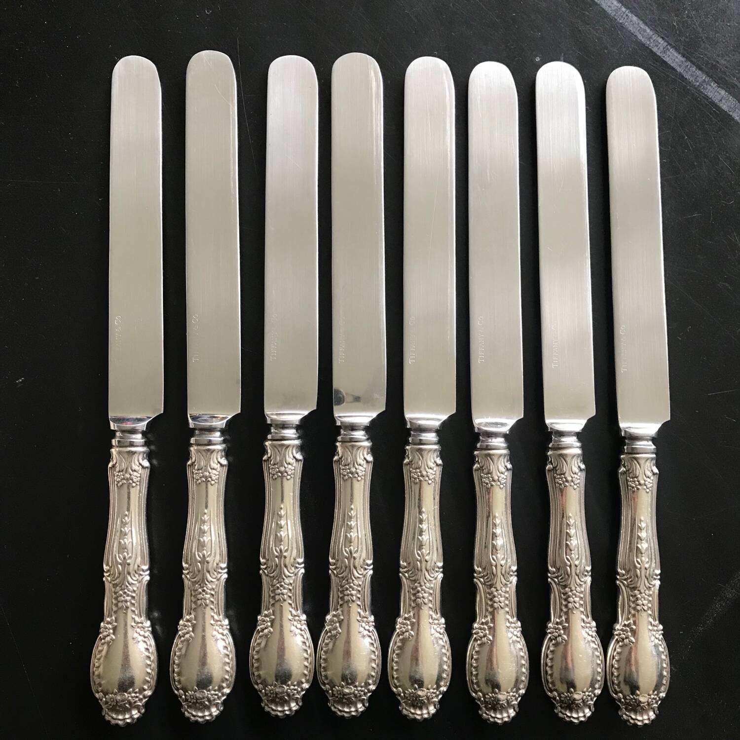 Set of 8 Tiffany & co knives