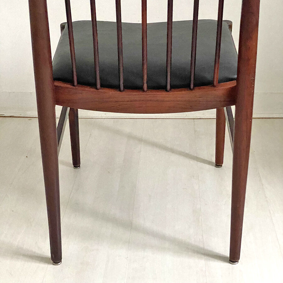 Set of 4 Scandinavian rosewood chairs Design Arne VODDER
