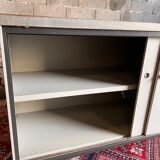 Vintage enfilade / Metal sideboard administration AR Cordemeyer for Gispen - 1960