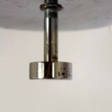 Lustre Art Déco Bauhaus chromé de Napako, ancienne Tchécoslovaquie, 1940