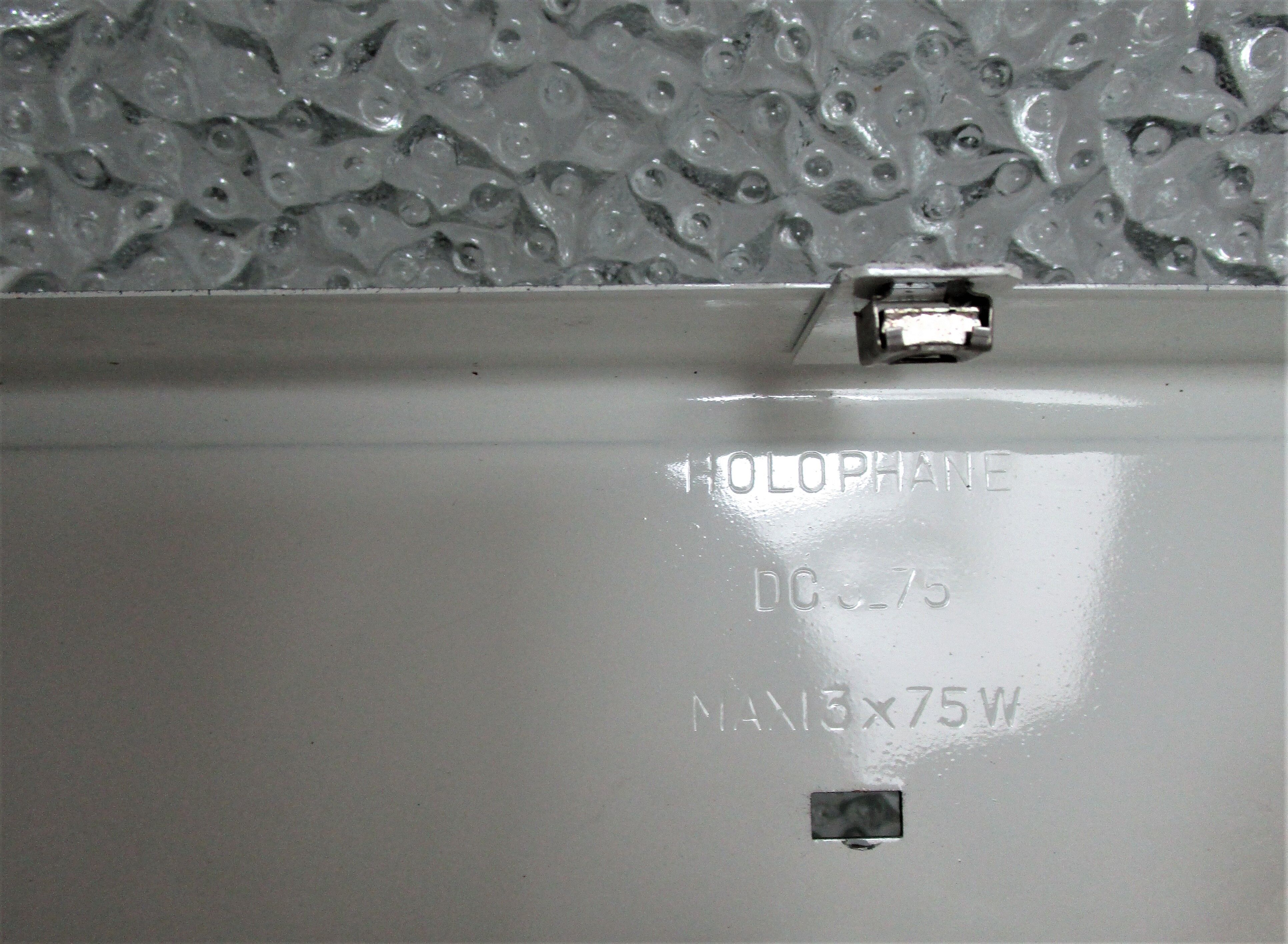 Apply Holophane XL square thick molded glass design 60 / 70 33 cmx33 cm
